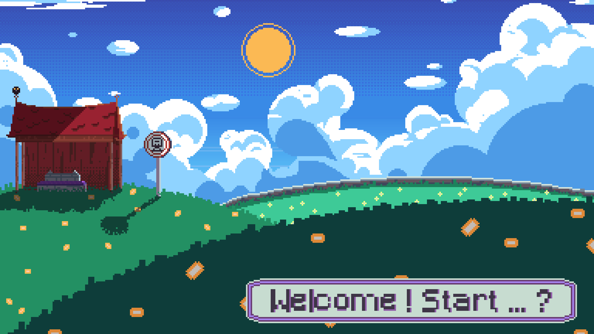 Koji's train (starting screen)